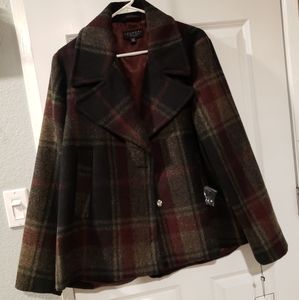 Laundry by Shelli Segal Plaid Coat